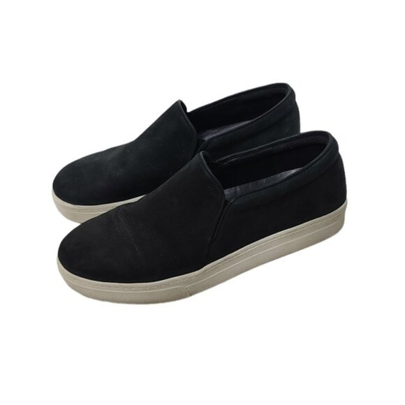 Eileen Fisher Black Low Top Slip On Black & White Shoes 6 - Picture 3 of 7